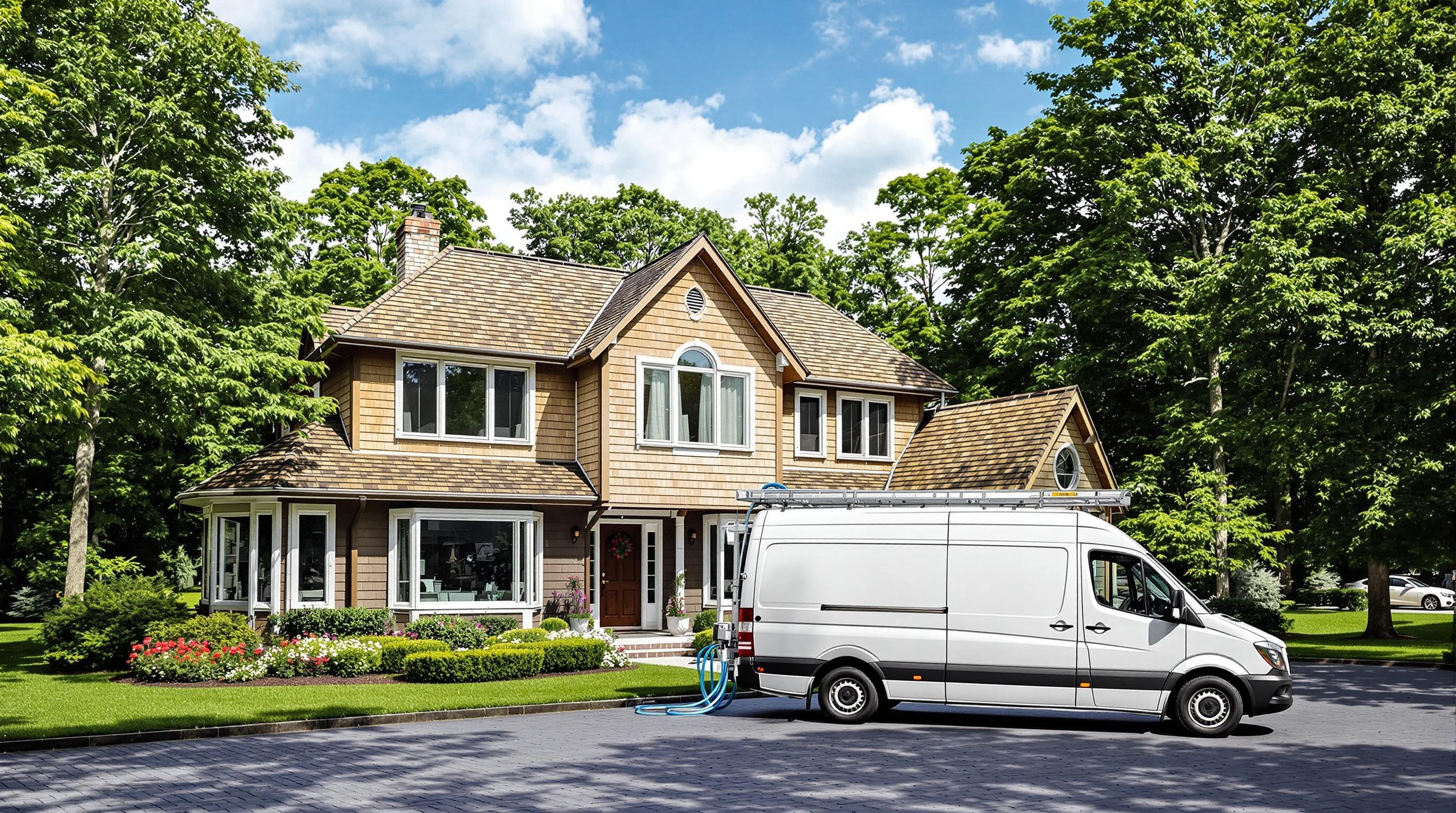 O'Hara Dryer Vent Cleaning dryer vent cleaning crew working in Fox Chapel, PA