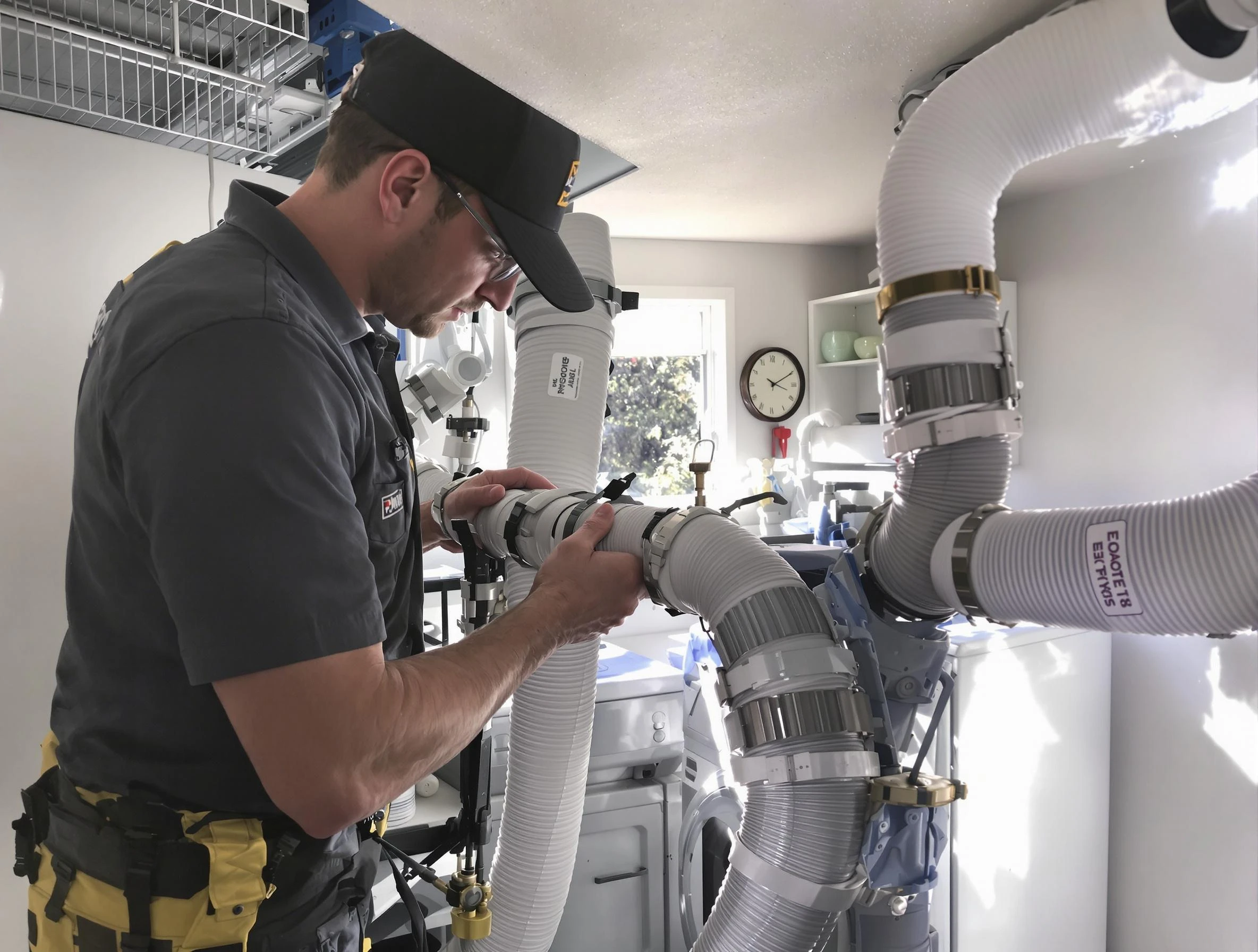 Dryer Vent Hose Installation in O'Hara