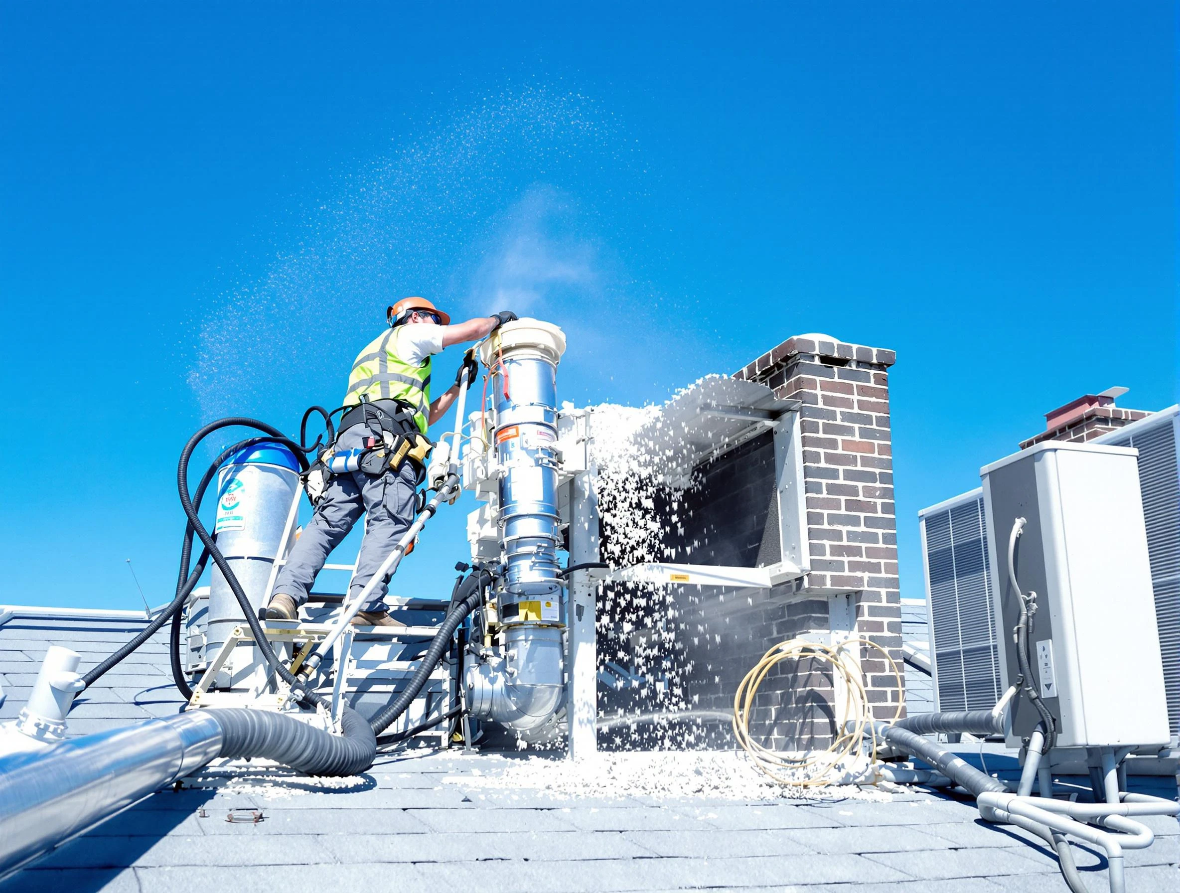 Expert roof dryer vent cleaning by O'Hara Dryer Vent Cleaning in O'Hara